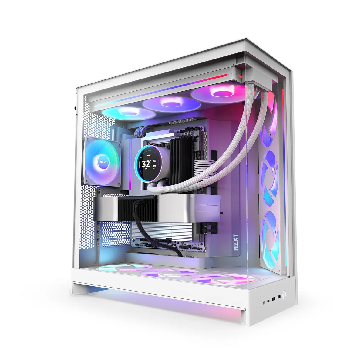NZXT NZXT CM-H92FW-R1 White PC case — product photo
