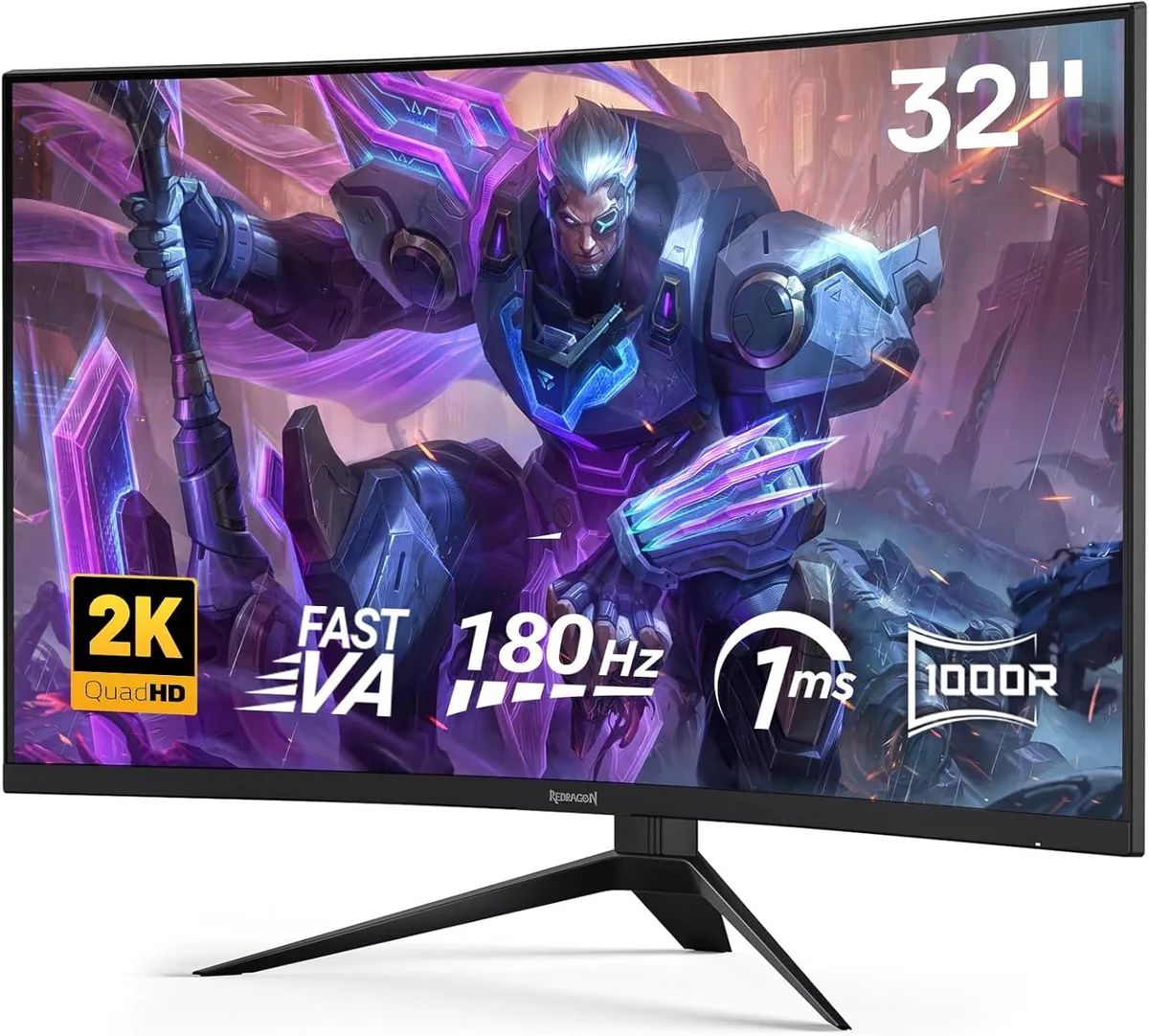 Redragon Redragon GM32 32" 1000R QHD 180Hz Gaming Monitor — photo du produit
