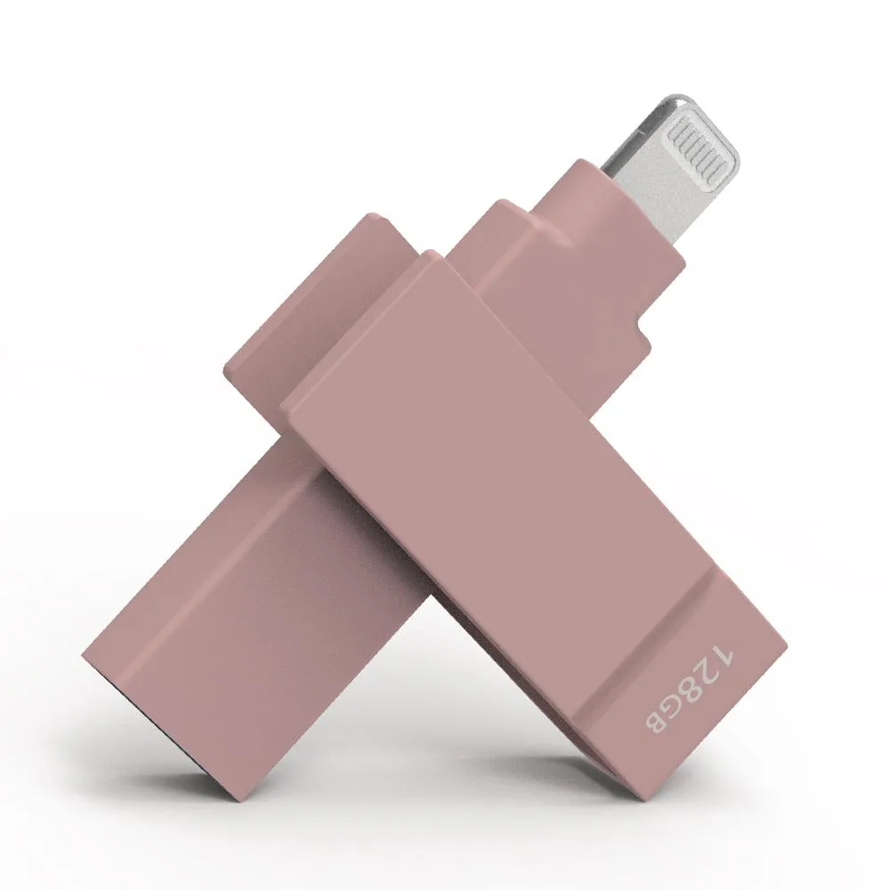 PIODATA PIODATA iXflash 128GB USB 3.0 Lightning Pink — toote foto