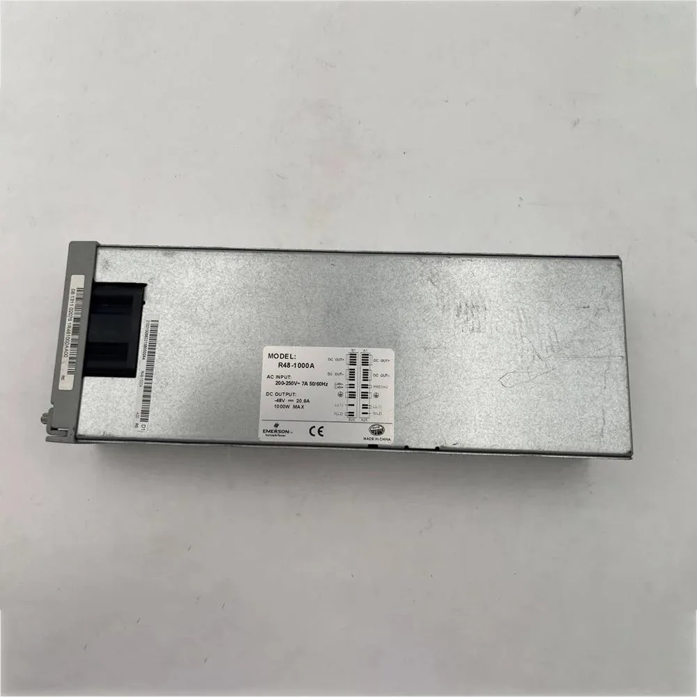 Silver ATX power supply unit rectangular metal case with rear fan grille