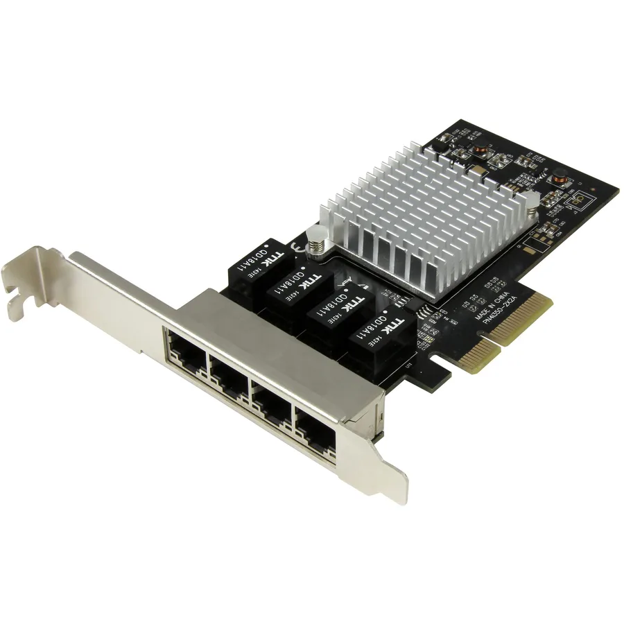 STARTECH STARTECH ST4000SPEXI 4-Port Gigabit Network Card — foto produk