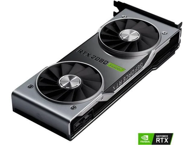 NVIDIA NVIDIA GeForce RTX 2080 Super 8GB GDDR6 graphics card Black/Silver — photo du produit