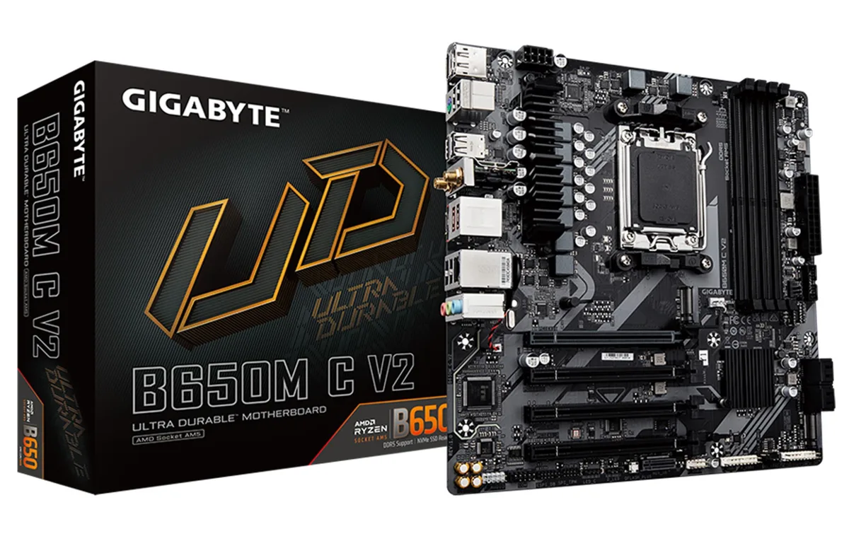 GIGABYTE GIGABYTE B650M C V2 AMD motherboard — product photo