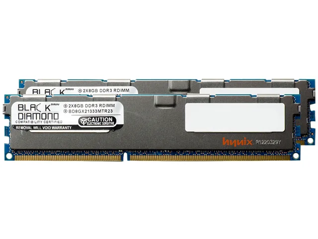 Black Diamond Memory Black Diamond Memory BD8GX21333MTR23 16GB (2x8GB) DDR3 1333 ECC Registered server RAM — product photo