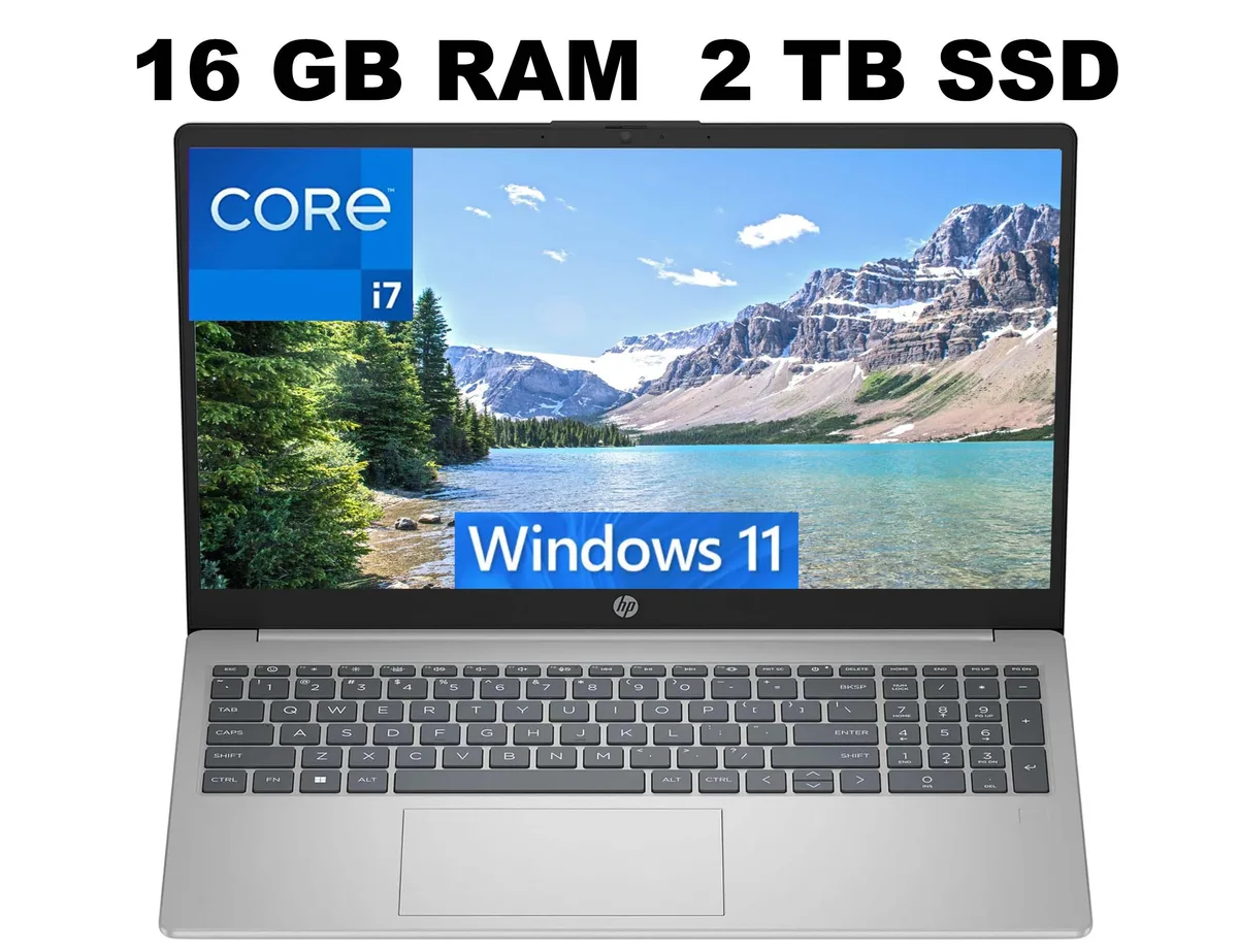 HP HP 15 laptop i7-1355U 10-core 16GB 2TB PCIe SSD Silver — product photo