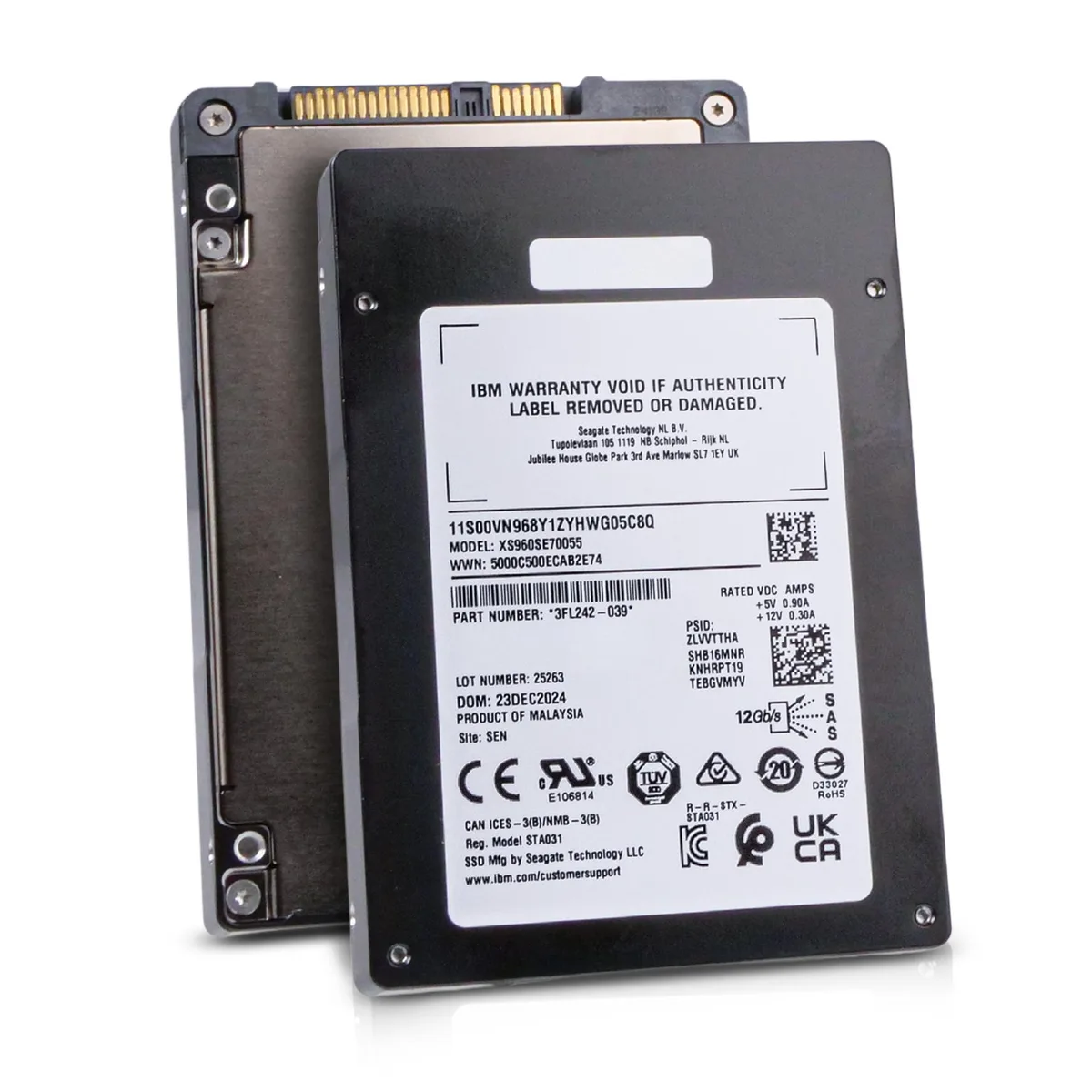 Seagate Seagate Nytro 3350 XS960SE70055 960GB SAS 12Gb/s 2.5in enterprise SSD — fotografia produktu