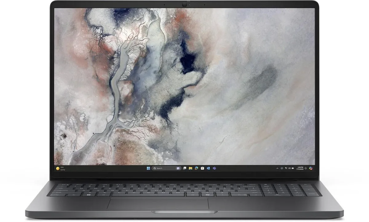 Dell Pro 16 laptop in Magnetite textured finish, 16-inch non-touch display, closed lid