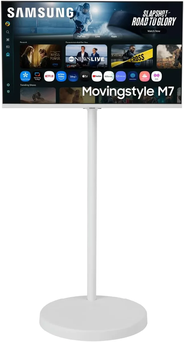 SAMSUNG SAMSUNG LS32FM701UNXZA Movingstyle M7 32 inch 4K monitor with rolling stand — product photo