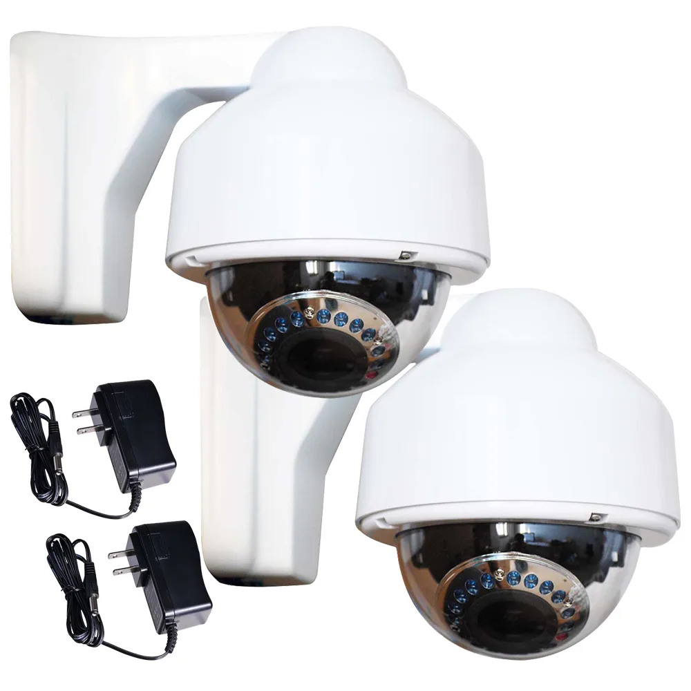 VideoSecu VideoSecu DMV23PK2 2 Pack Dome CCTV Camera 1/3" CCD 700TVL 3.5-8mm 17 IR LEDs — termékfotó