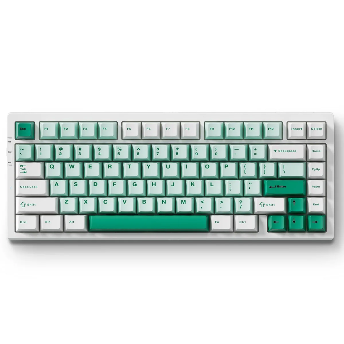 ALSEYE ALSEYE 75% Wireless Mechanical Gaming Keyboard White&Green — Produktfoto