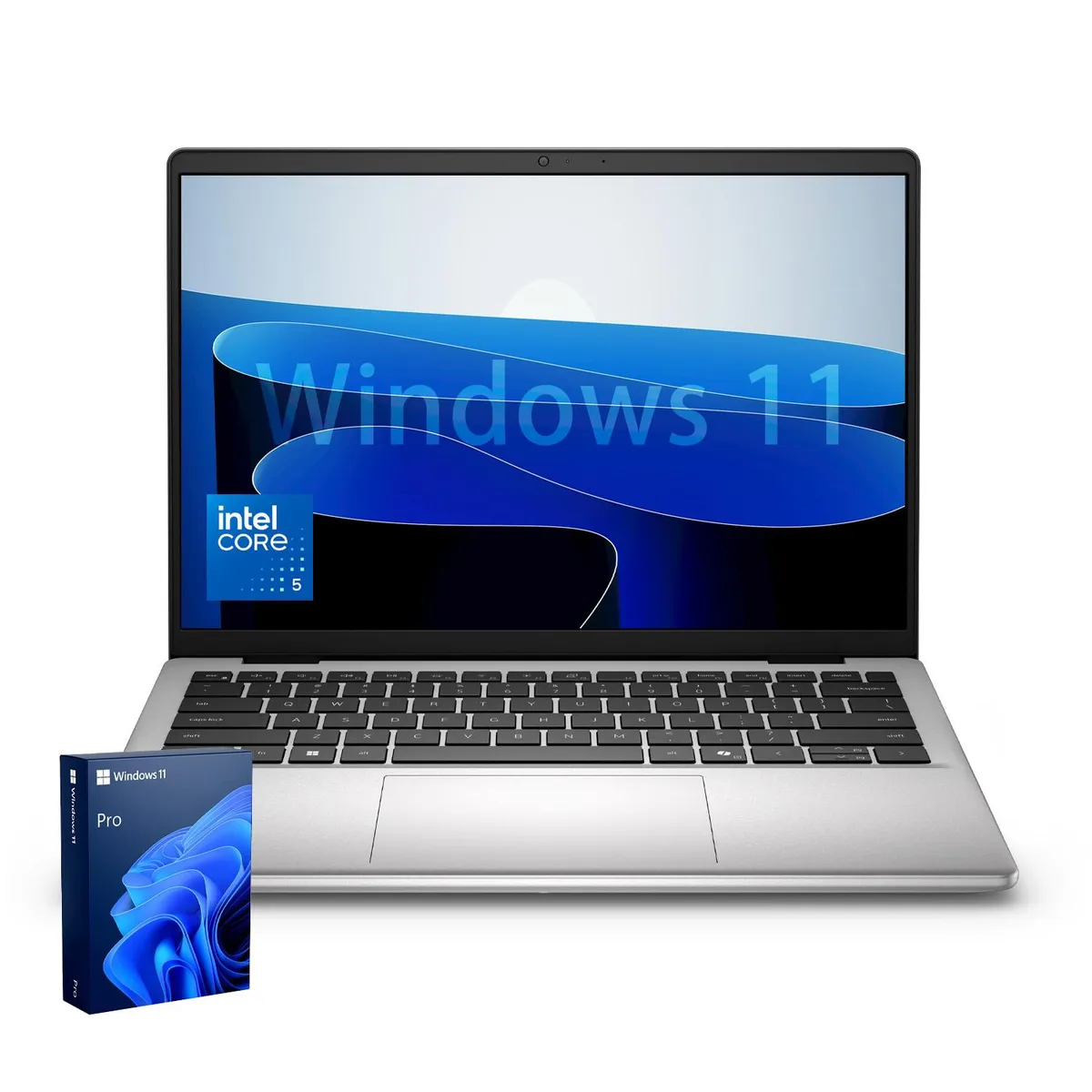 DELL DELL 14 Copilot+ laptop AMD Ryzen AI 5 330 48GB DDR5 1TB SSD Silver — product photo