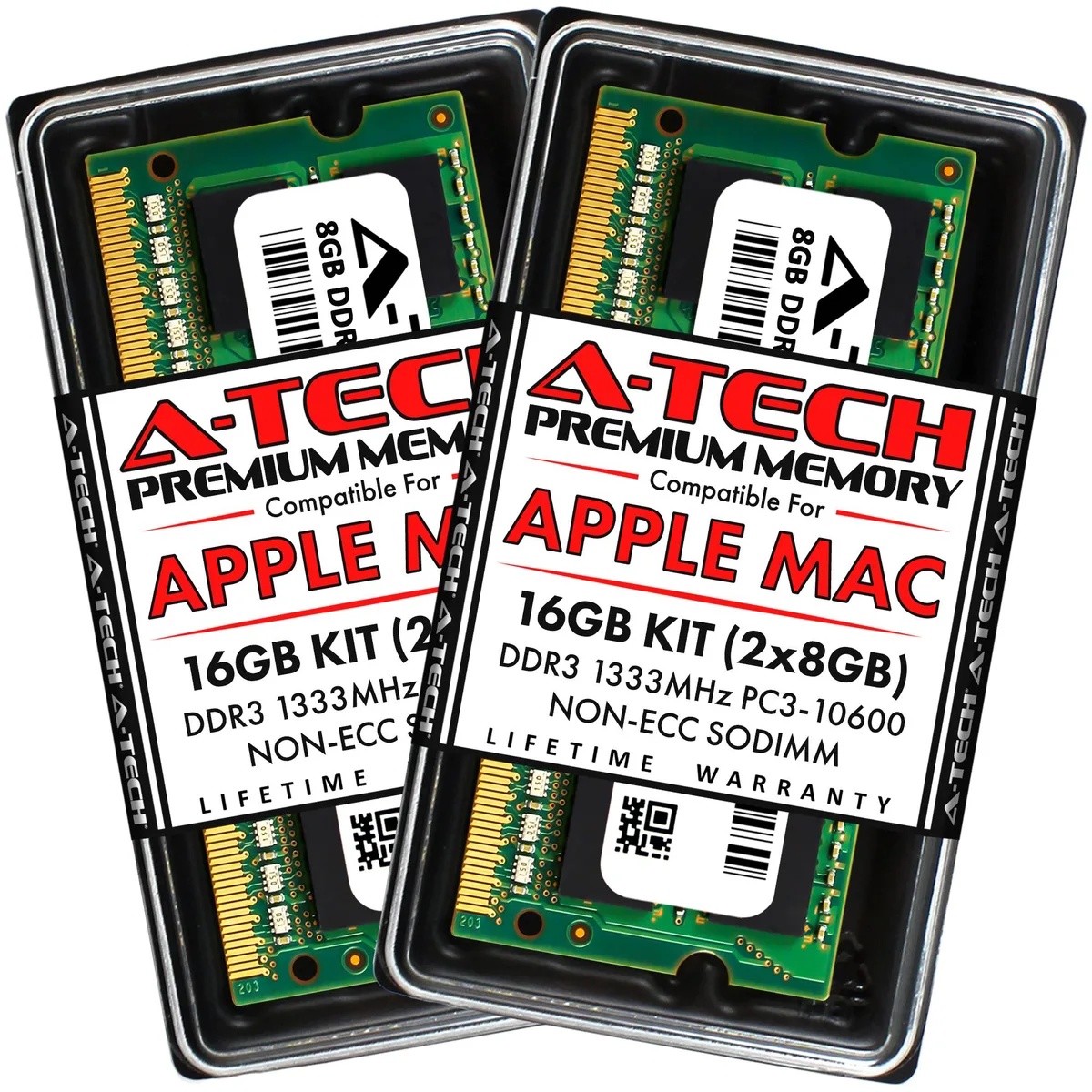 A-Tech A-Tech 16GB (2x8GB) DDR3 1333MHz SODIMM memory upgrade — produkto nuotrauka