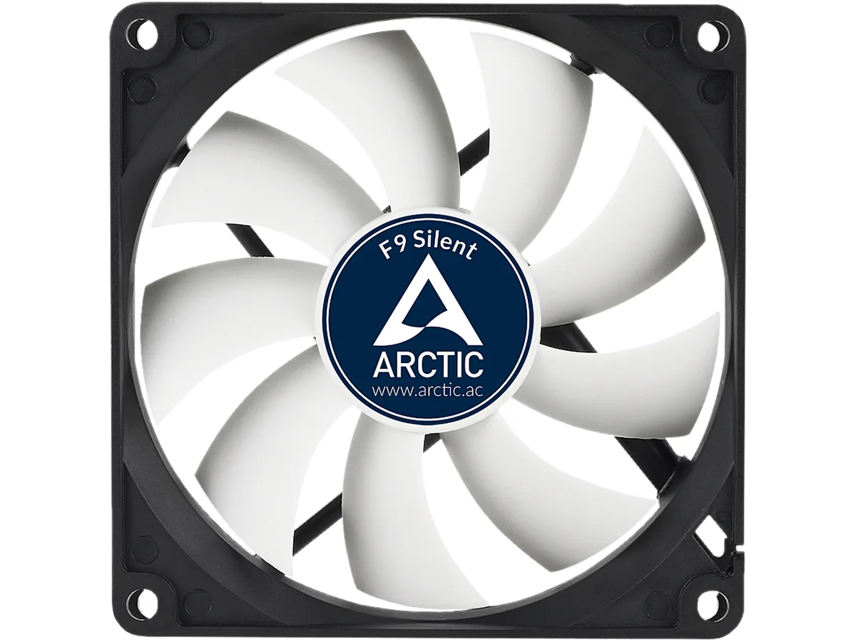 ARCTIC COOLING ARCTIC COOLING F9 Silent 92mm Case Fan 1000 RPM 21.2 CFM 0.08 Sone 3 Pin — 商品照片