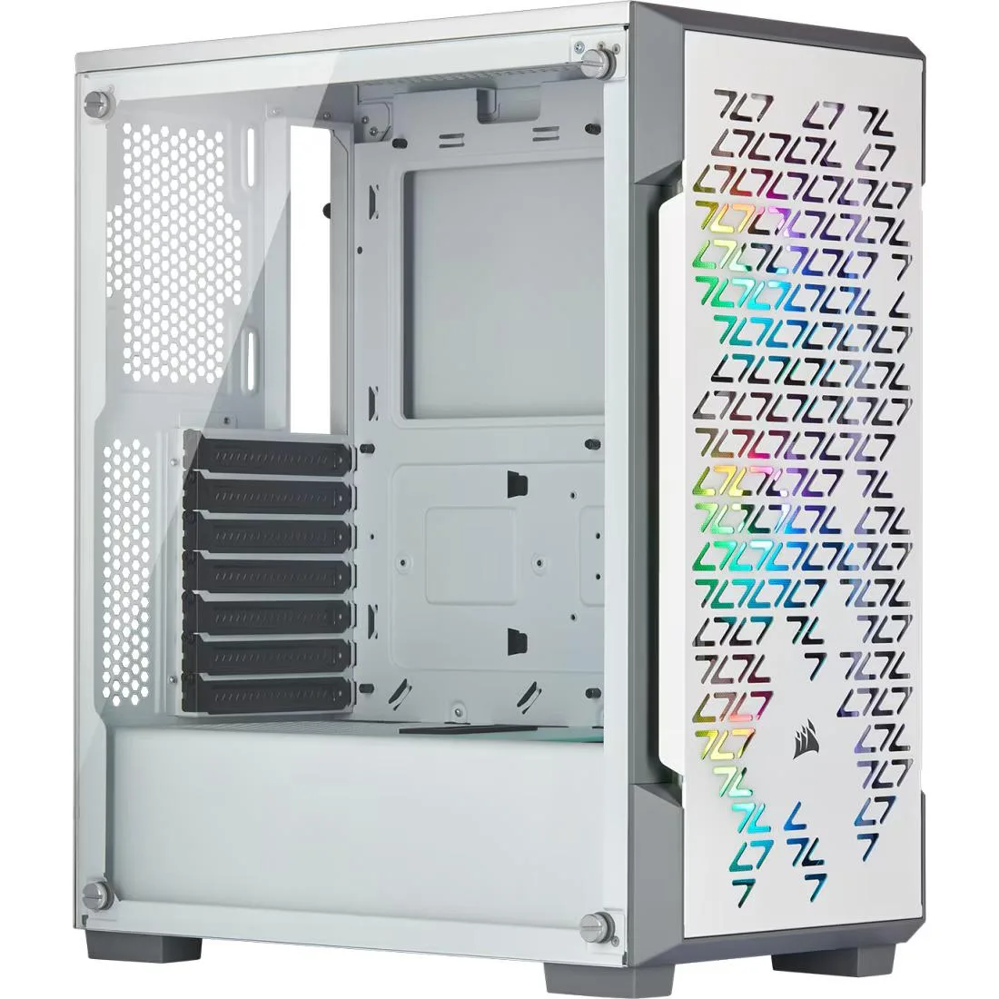 Velztorm Velztorm iCUE 220T RGB Airflow Mid-Tower White PC Case — product photo