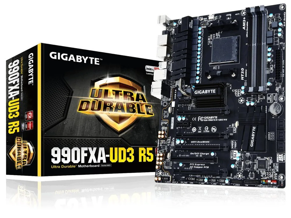GIGABYTE GIGABYTE GA-990FXA-UD3 R5 rev. 1.0 AMD motherboard — product photo
