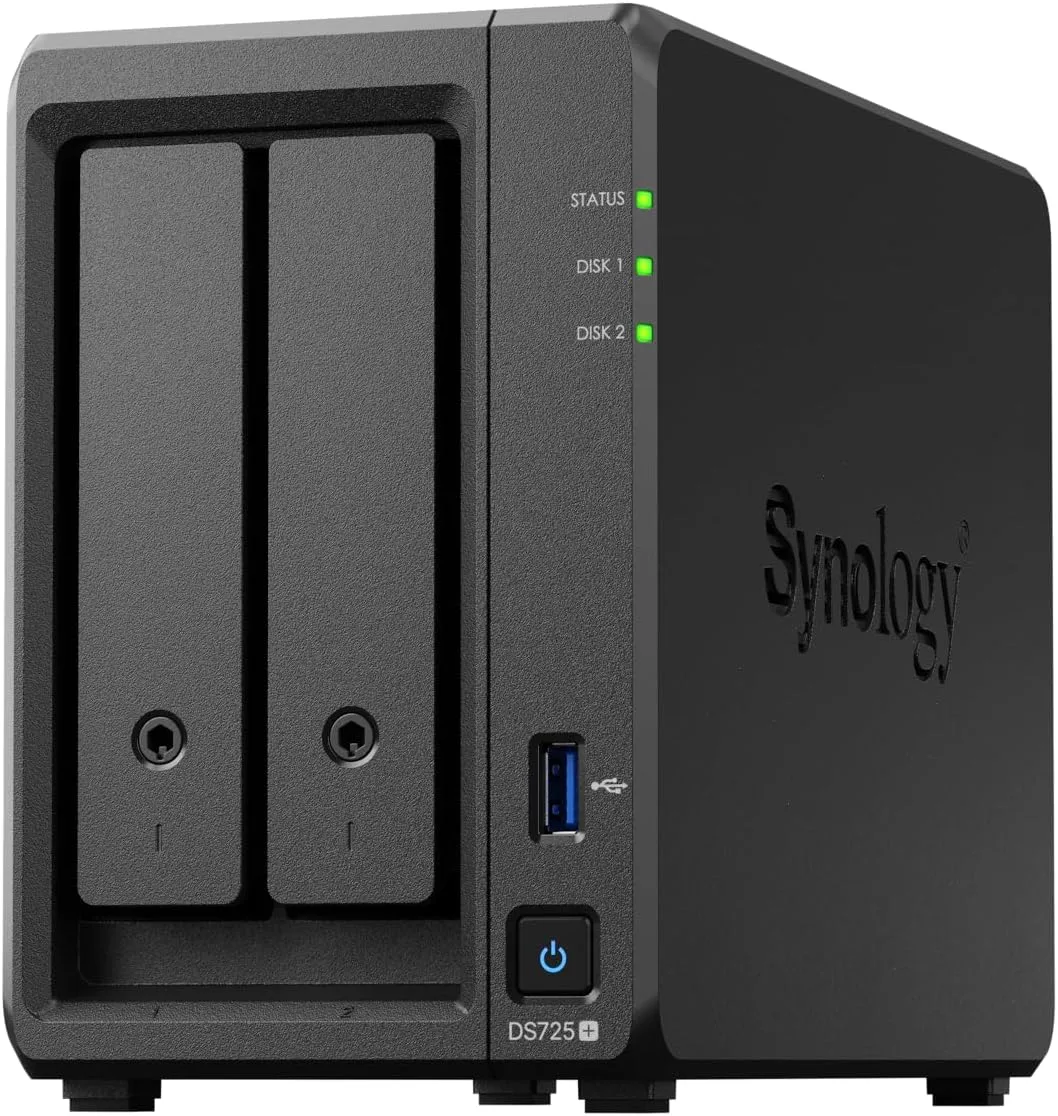 Synology Inc. Synology Inc. DS725+ 2-bay NAS 4GB DDR4 — fotografie produktu