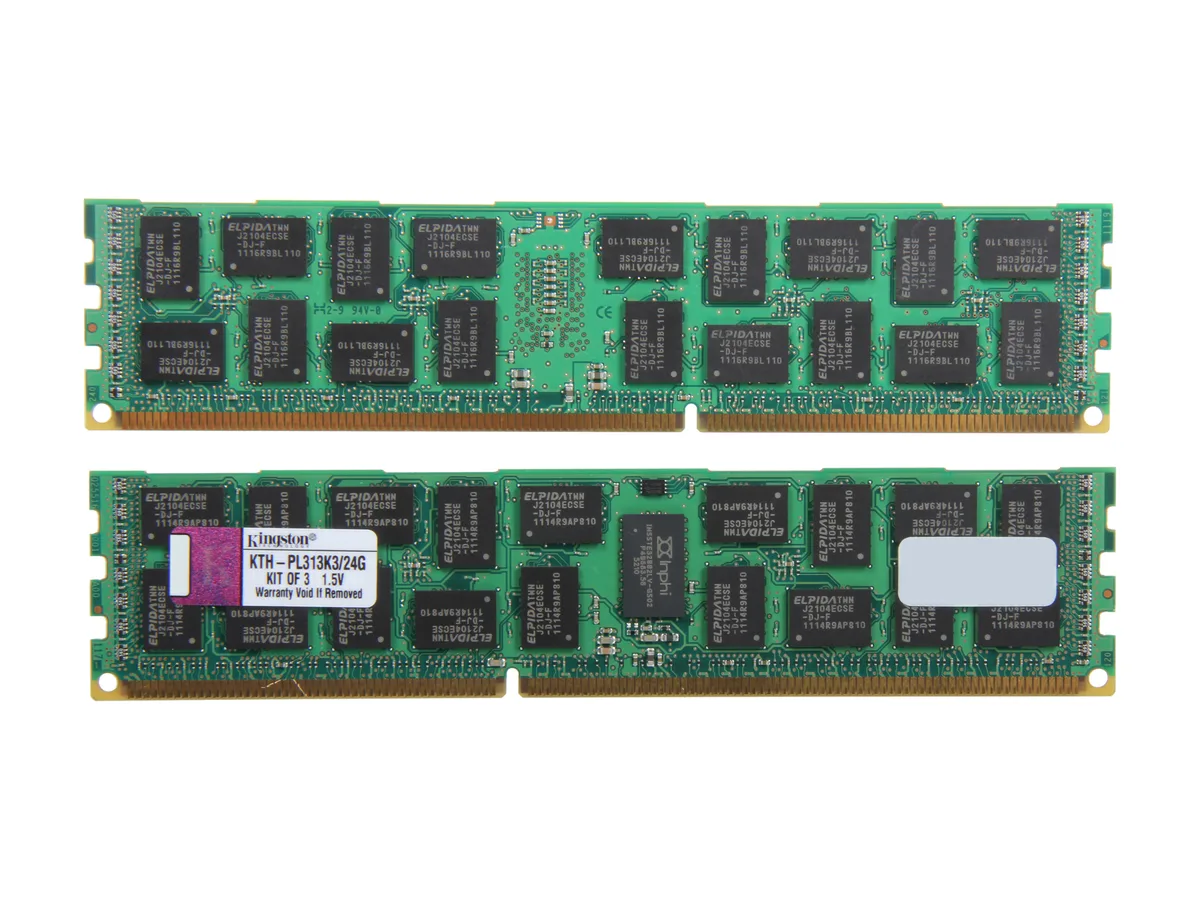 Kingston Technology Corp. Kingston Technology Corp. KTH-PL313K3/24G 24GB (3 x 8GB) DDR3 1333 ECC Registered memory upgrade — product photo