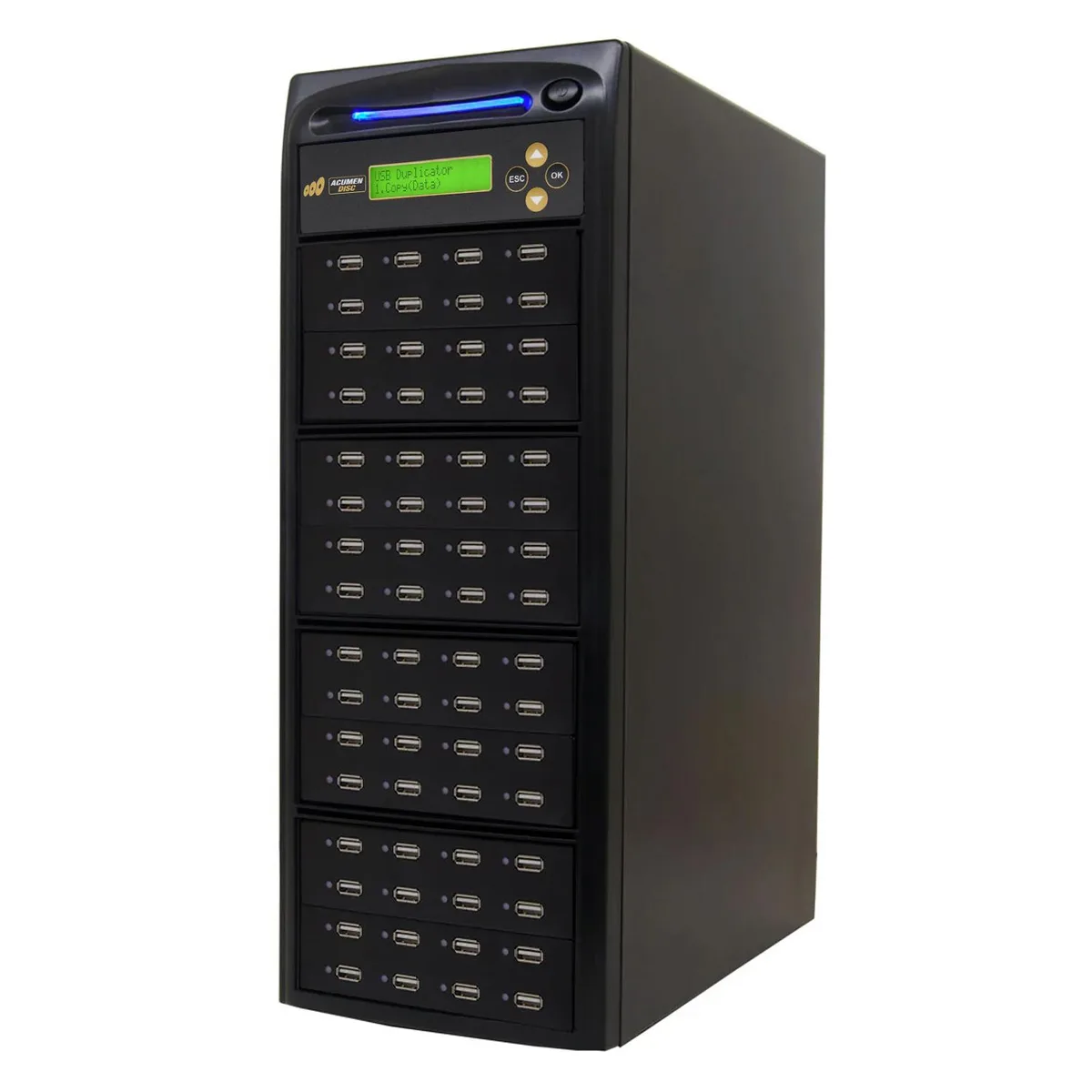 Acumen Disc Acumen Disc AD63-USB USB Duplicator 1 to 63 33MB/s 128MB Buffer — productfoto