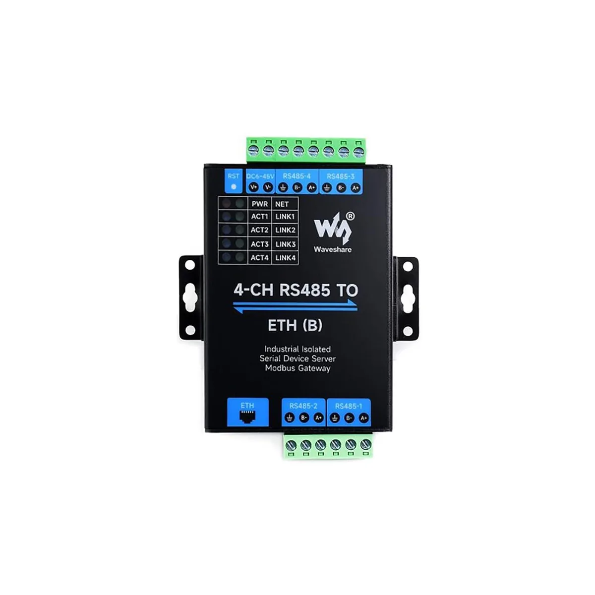 LORDWORLD LORDWORLD 4-Ch RS485 to RJ45 Ethernet Serial Server — termékfotó