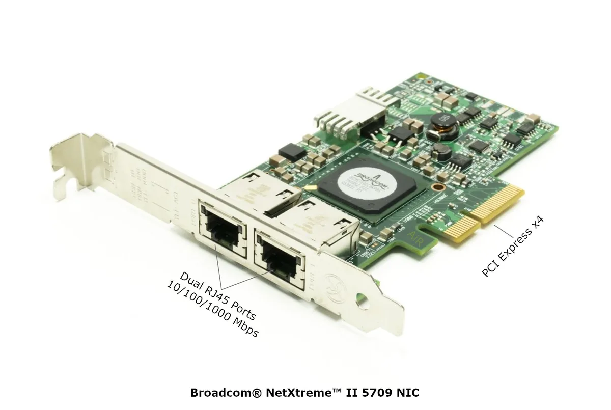 DELL DELL 0G218C Broadcom Gigabit Ethernet Card — ภาพสินค้า