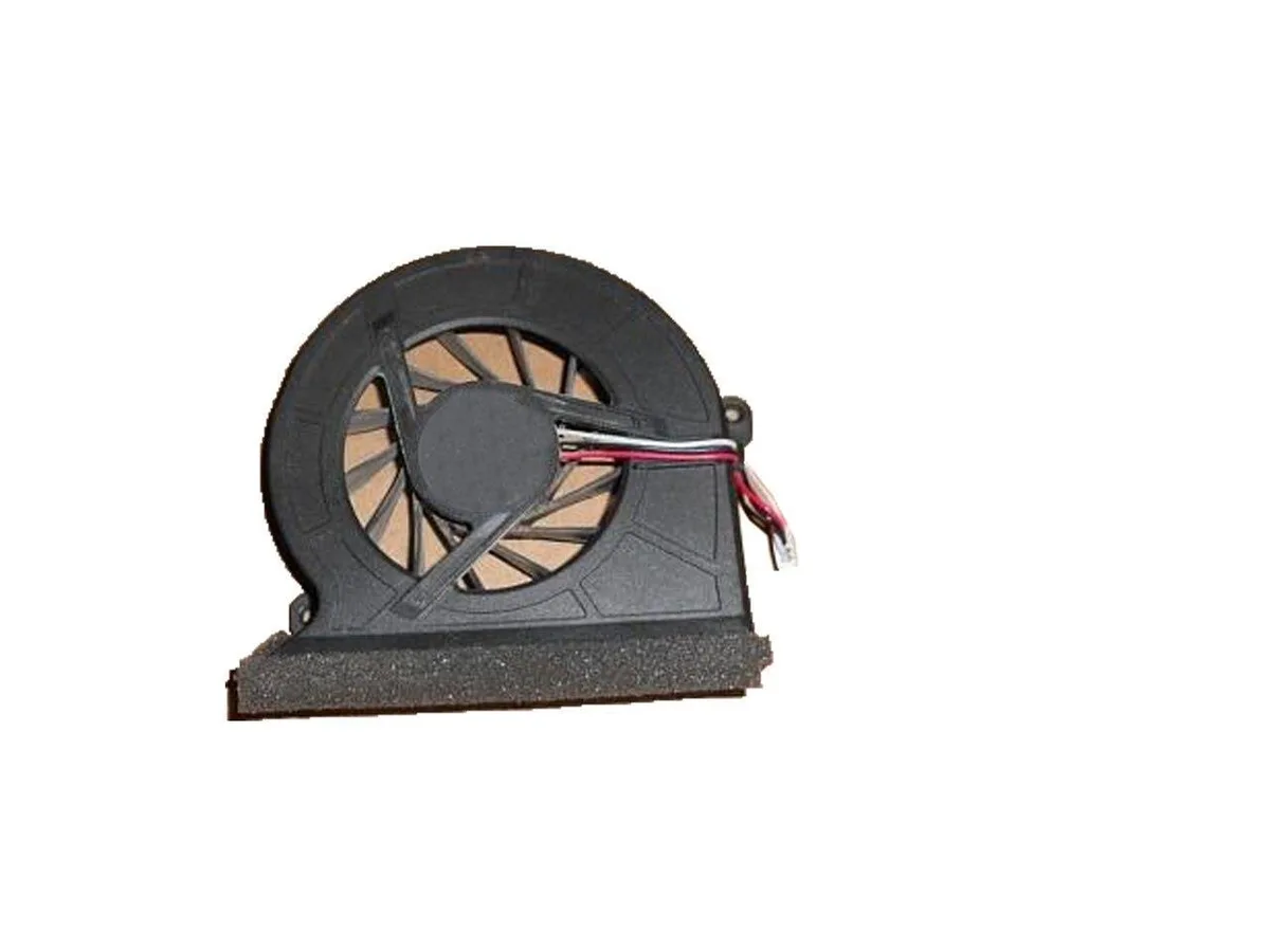 Black CPU cooler fan with silver heatsink fins