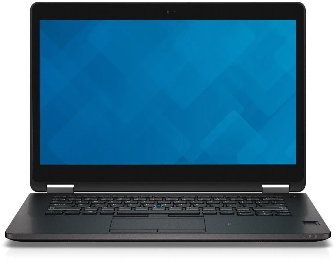 Silver 14-inch Dell Latitude ultrabook closed, matte anti-glare screen visible