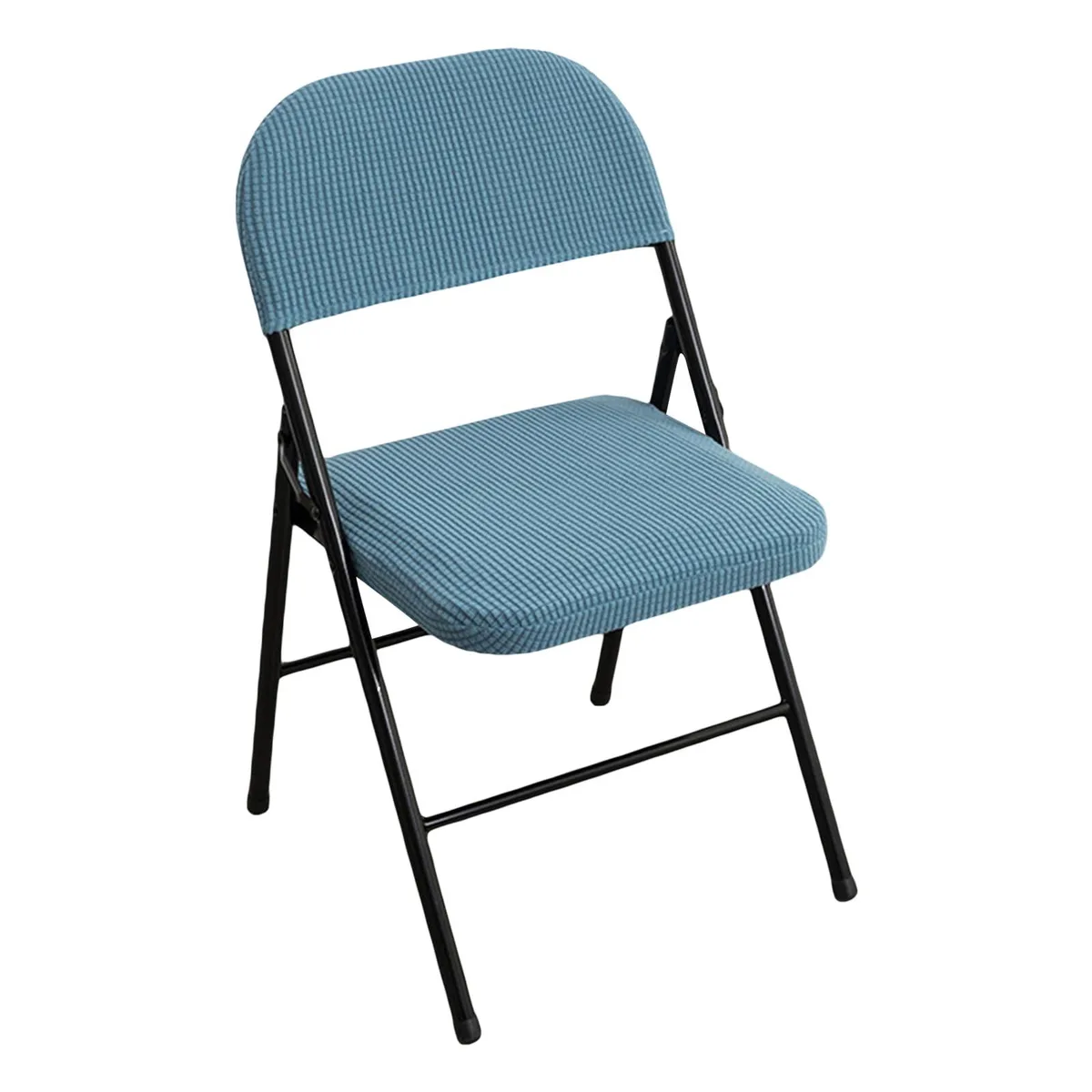 CorLiving 001 Folding Chair Slipcover Set Sky Blue 2pcs 12x14in — 商品照片