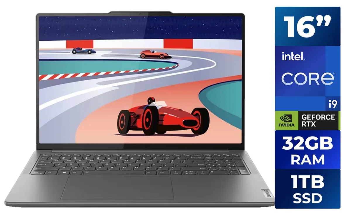 Lenovo Lenovo Slim Pro 9 16IRP8 i9-13905H RTX 4050 32GB 1TB 16.0" Touch 83C00003US — foto del prodotto