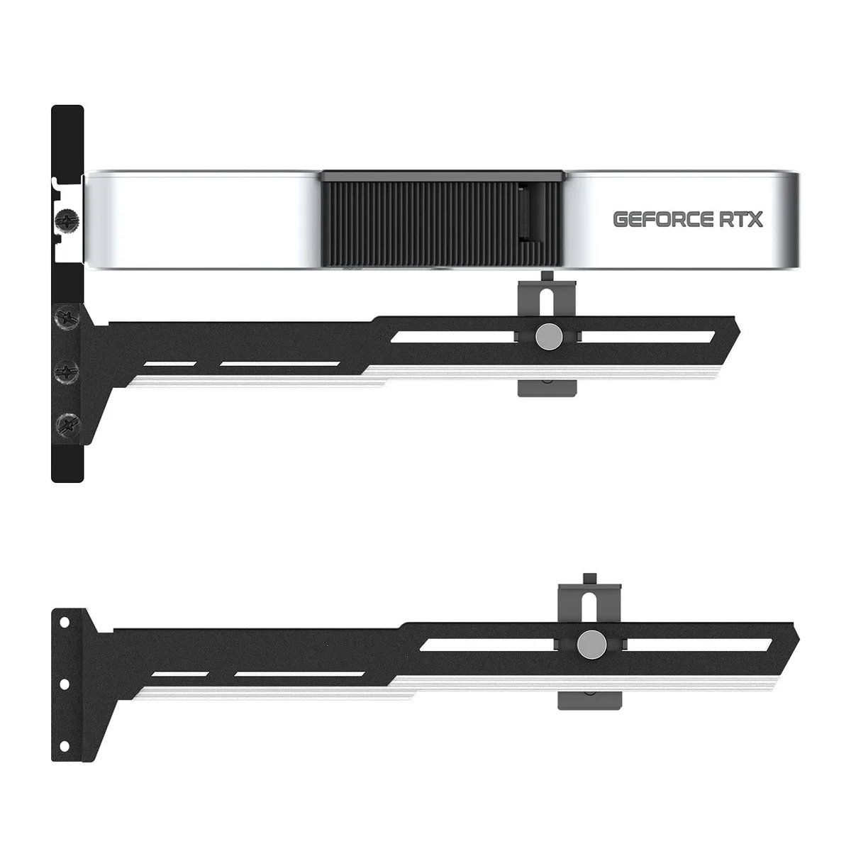 Bailink Bailink GPU Brace Support Black &amp; White Adjustable 276mm — 商品照片