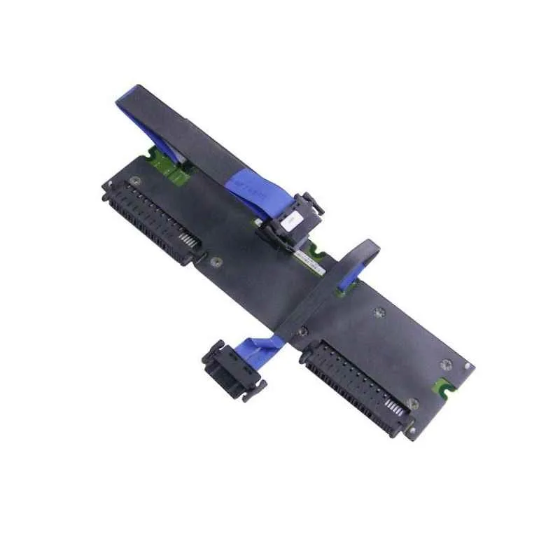 Green rectangular server power distribution board with silver connectors and part label XH971