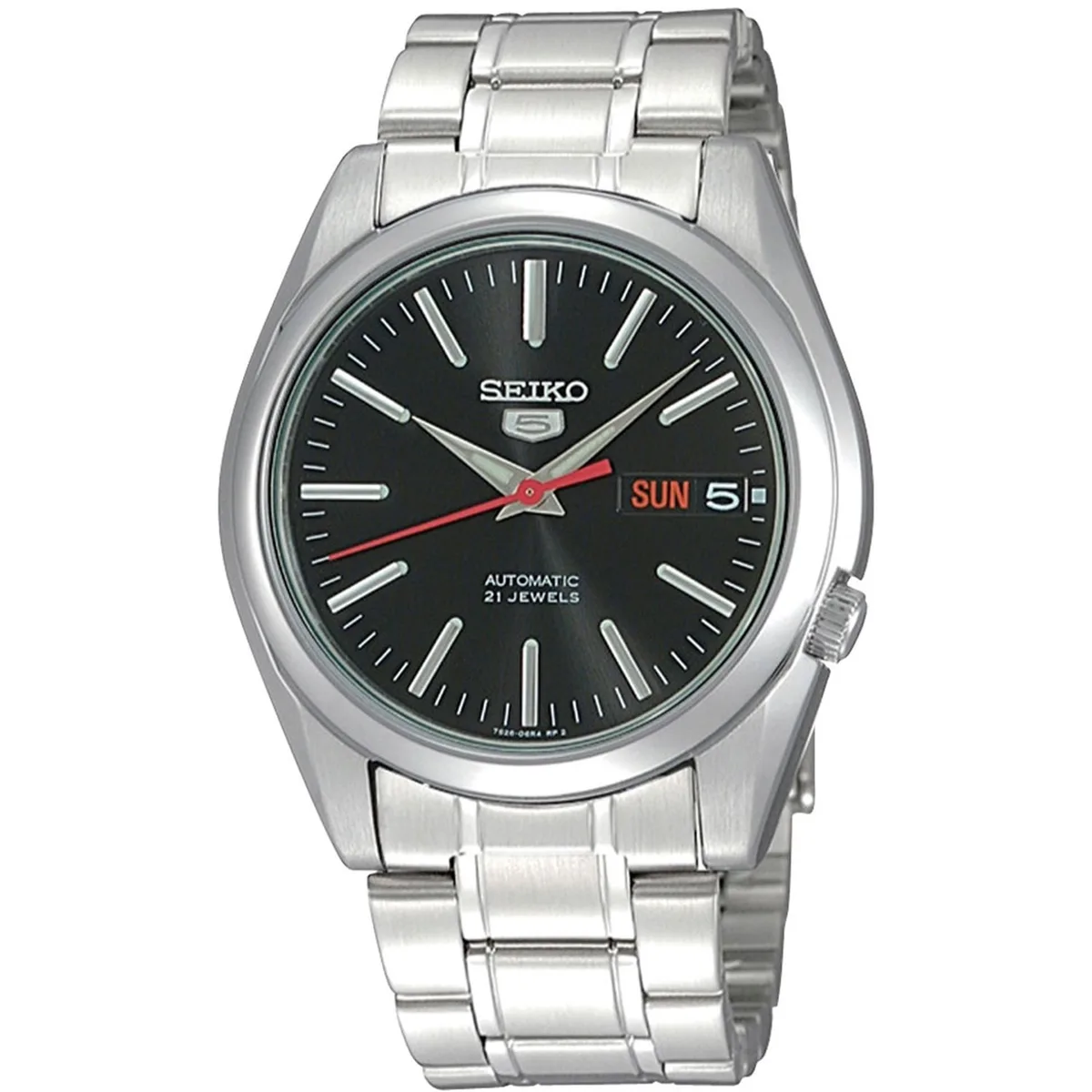 Seiko Seiko 5 SNKL45K1 Automatic Stainless Steel Black Dial Watch — ürün fotoğrafı
