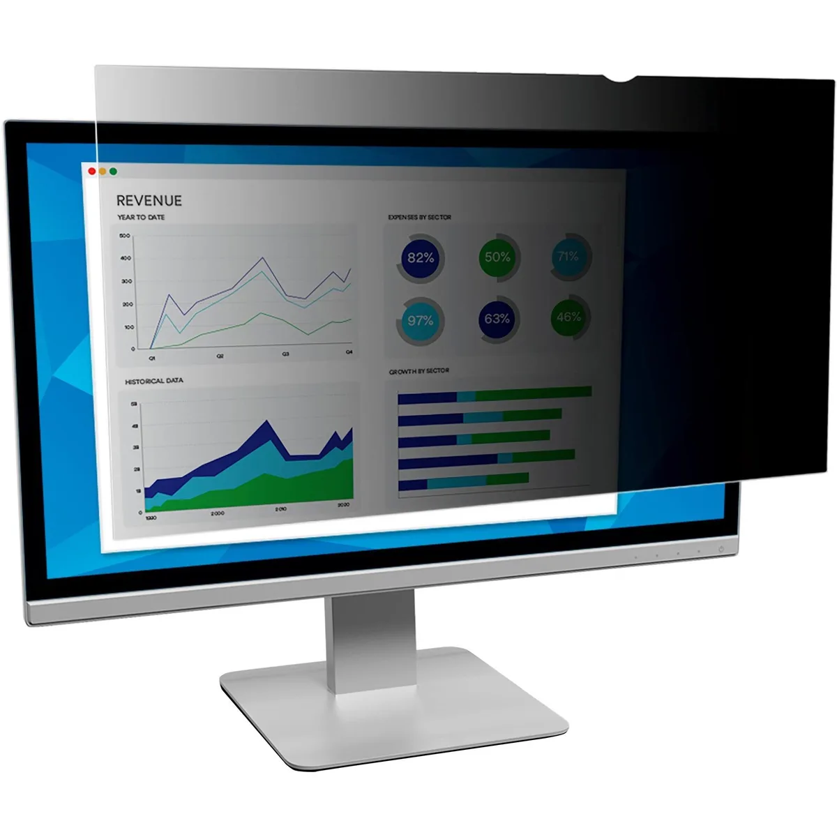 3M 3M PF270W Privacy Filter 27" 16:10 Monitor Accessory — vörumynd