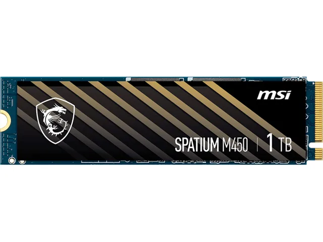 MSI MSI SPATIUM M450 PCIe 4.0 NVMe M.2 1TB internal SSD — photo du produit