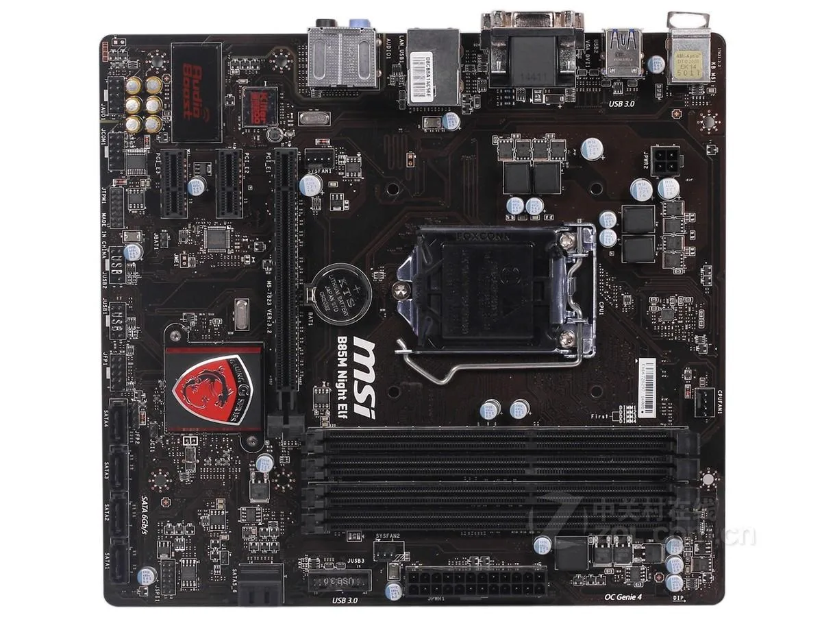 MSI MSI B85M Night Elf Intel motherboard — product photo
