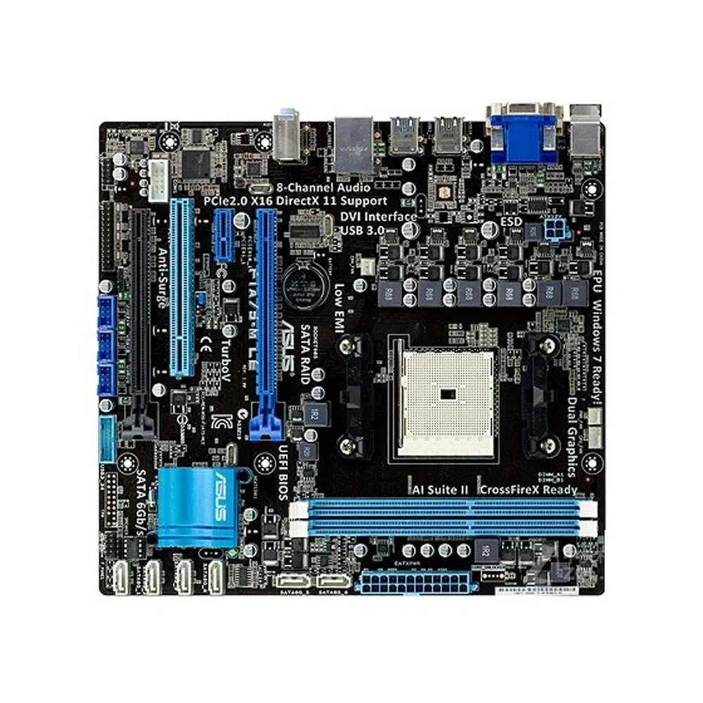 ASUS ASUS F1A75-M LE AMD A75 motherboard Socket FM1 DDR3 32GB — product photo