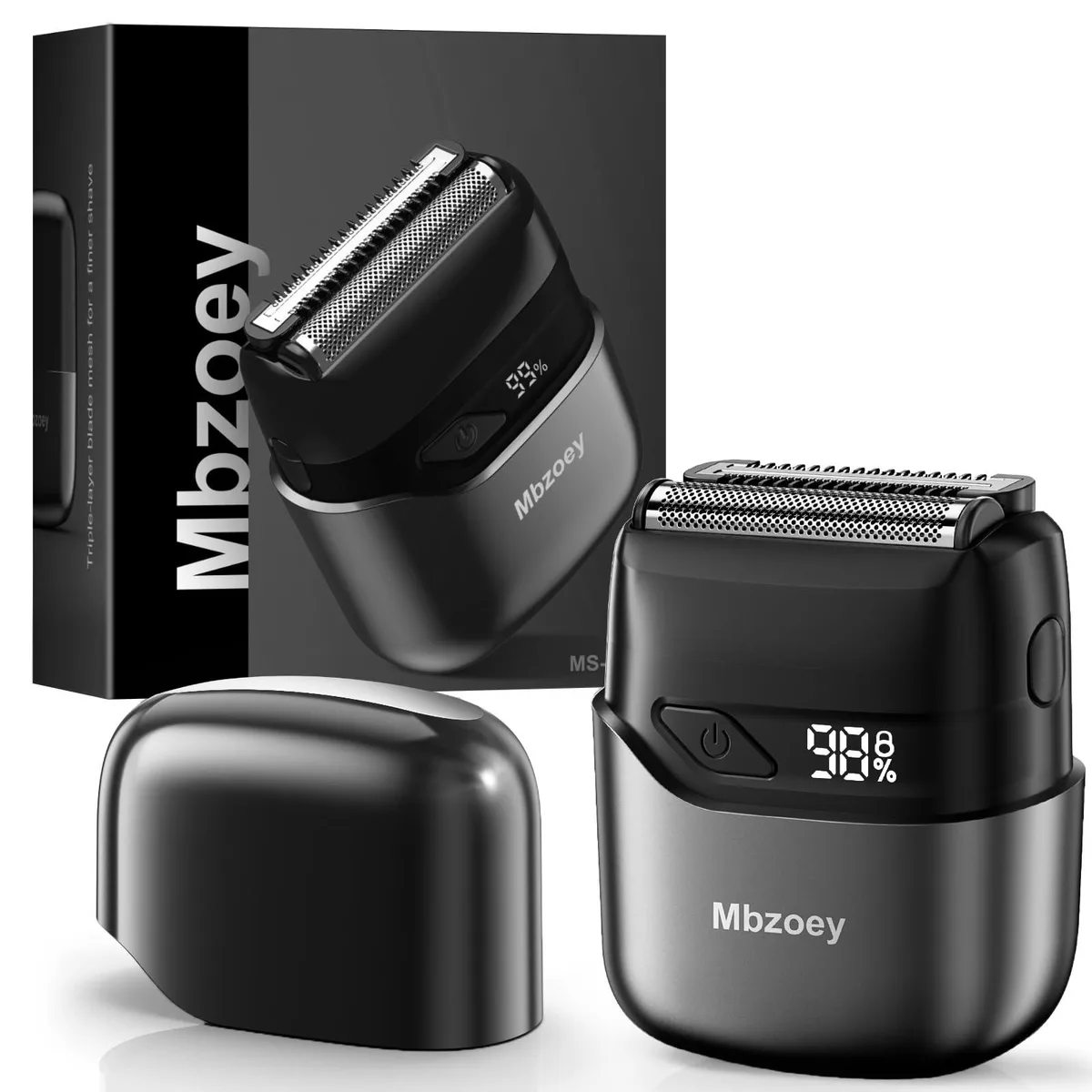  Mbzoey MS-9723 Foil Shaver 100 min 90 min charge Sanded Grey — product photo