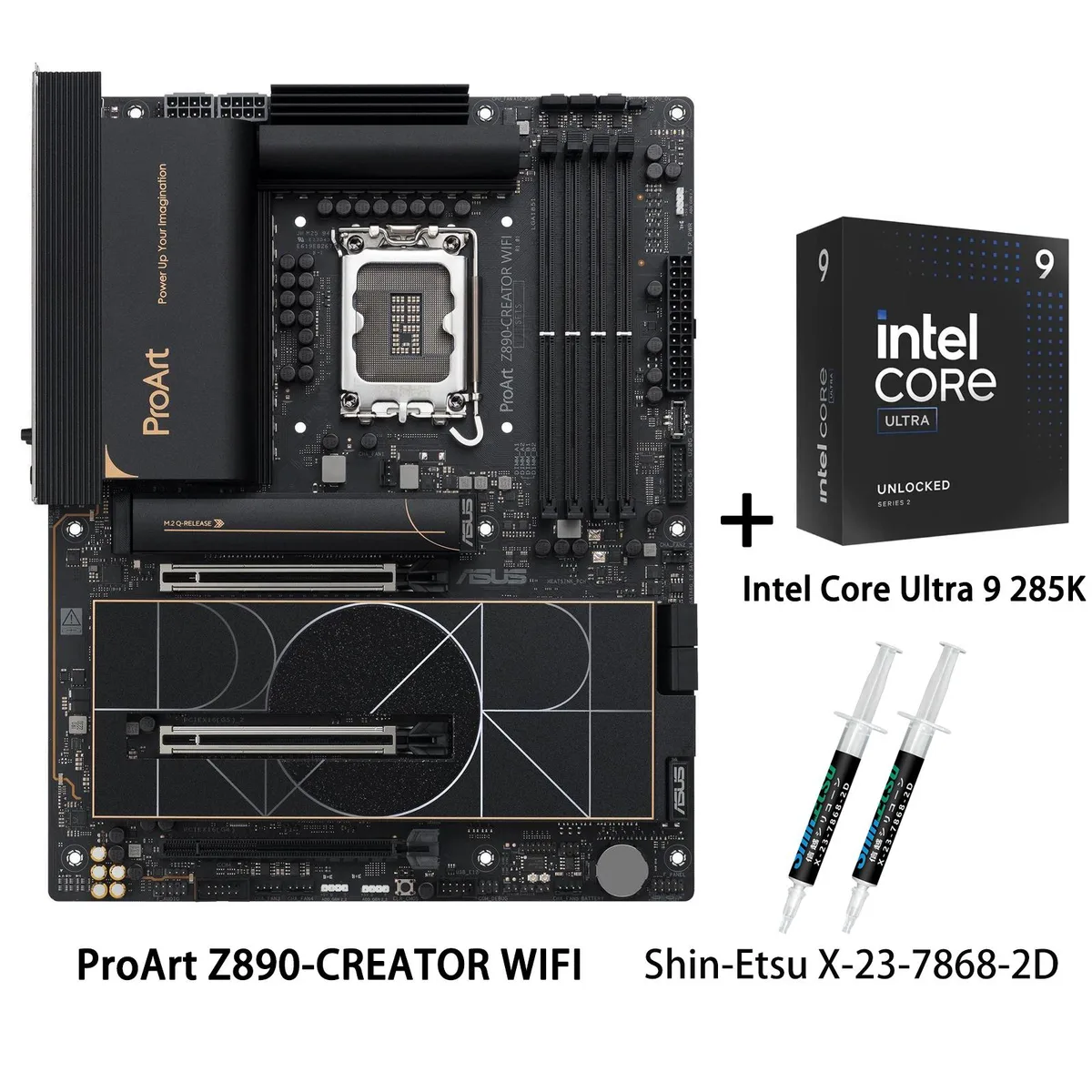 ASUS ASUS ProArt Z890-CREATOR WIFI Intel motherboard with Core Ultra 9 285K — photo du produit