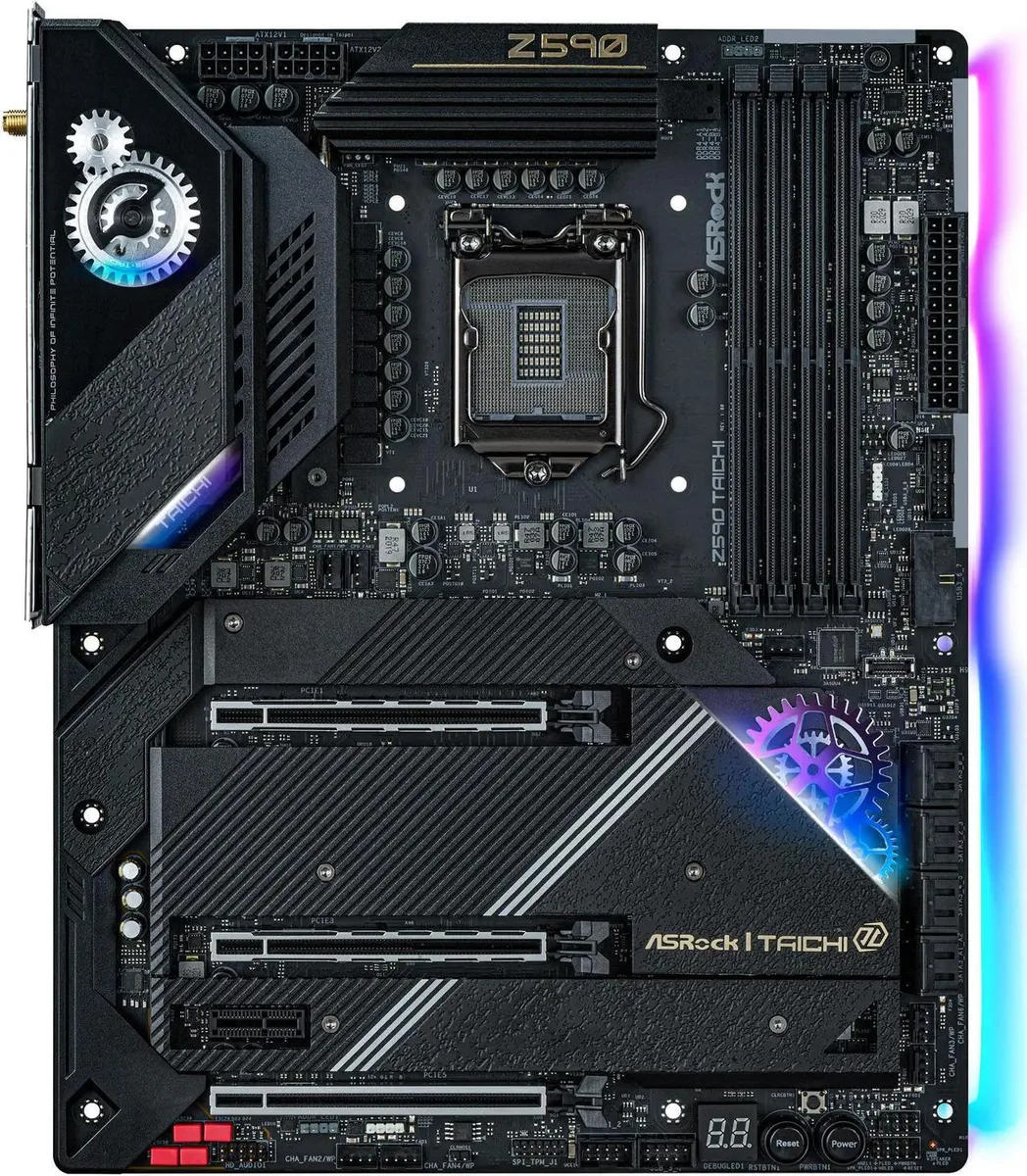 ASRock ASRock Z590 Taichi LGA 1200 ATX Intel motherboard (refurbished) — product photo