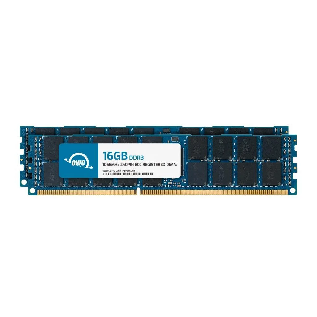 OWC OWC 32GB (2x16GB) DDR3L 1066 PC3L-8500 CL7 ECC Registered DIMM server RAM — photo du produit