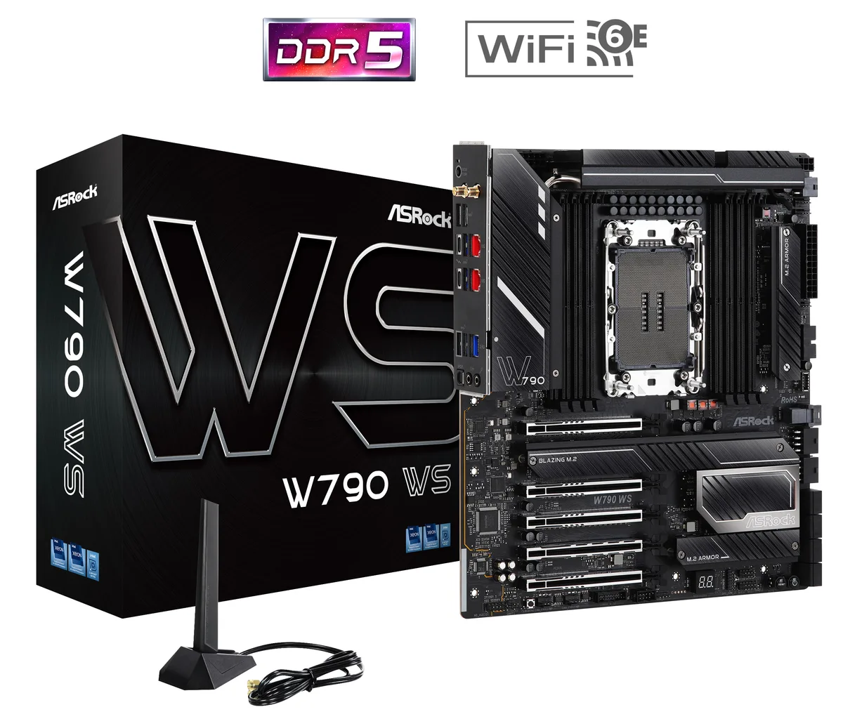 ASRock ASRock W790 WS Intel motherboard — Produktfoto