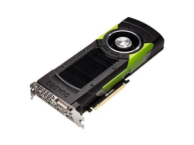 PNY NVIDIA Quadro M6000 graphics card with dual-slot cooler and metallic finish