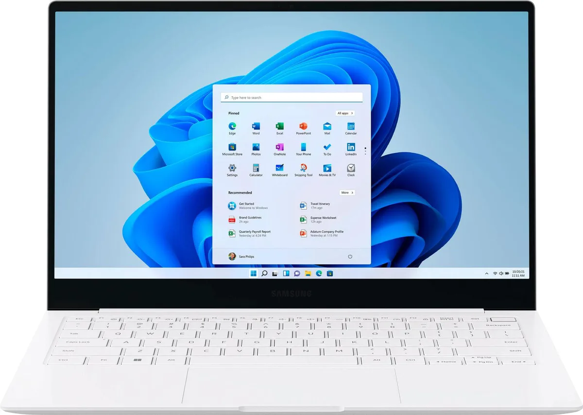 SAMSUNG SAMSUNG Galaxy Book2 Pro 13.3" laptop Intel 12th Gen Core i7 8GB 512GB Silver — produktbild