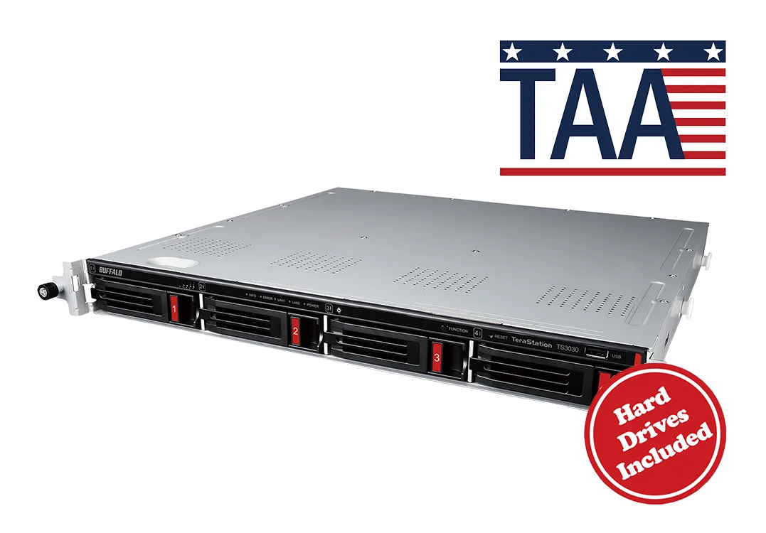 Buffalo Technology Buffalo Technology TS3430RN1602 16TB 4-Bay NAS — photo du produit