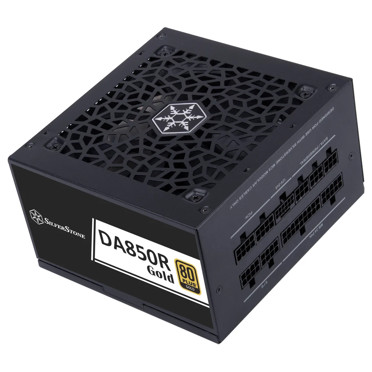 Silverstone Silverstone DA850R-GMA 850 W power supply, ATX 3.0, full modular, 80 PLUS Gold — product photo