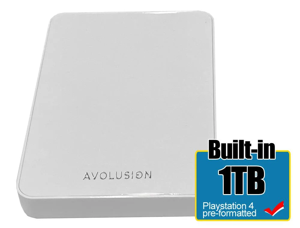 Avolusion Avolusion Z1-S 1TB USB 3.0 portable hard drive White — снимка на продукта