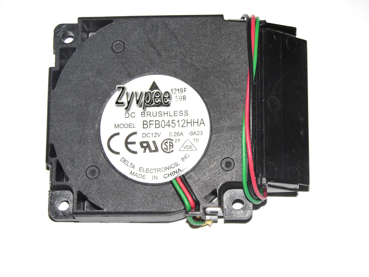 Zyvpee Zyvpee BFB04512HHA -9A23 45x45x10mm 12V 0.26A 3-pin blower case fan — 제품 사진