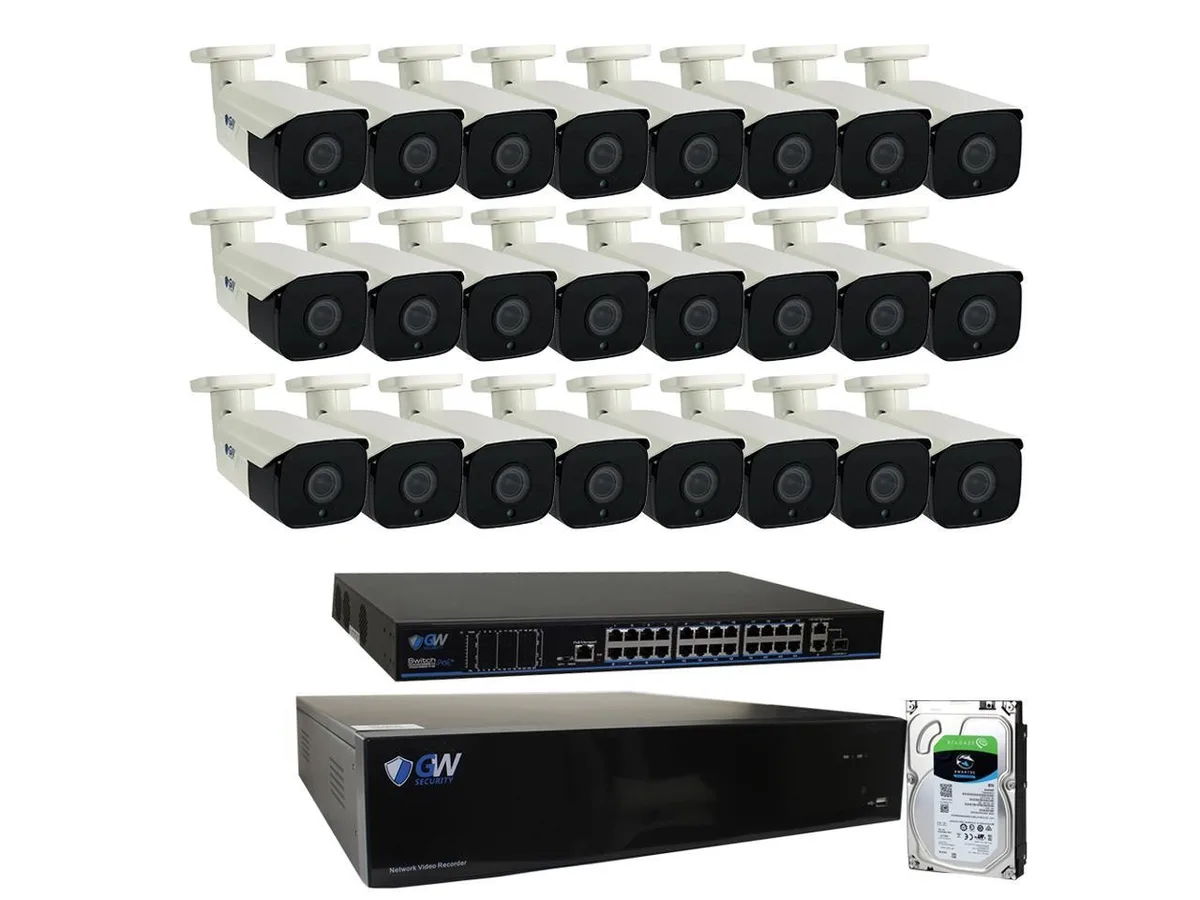 GW Security Inc. GW Security Inc. GW5564NP-V4 64CH NVR Kit 48×8MP Bullet PoE 8TB — product photo
