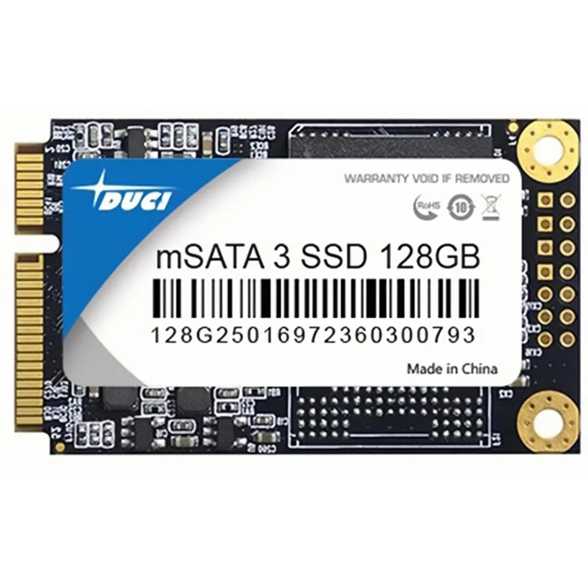 DUCI DUCI mSATA 128GB internal SSD Black — product photo
