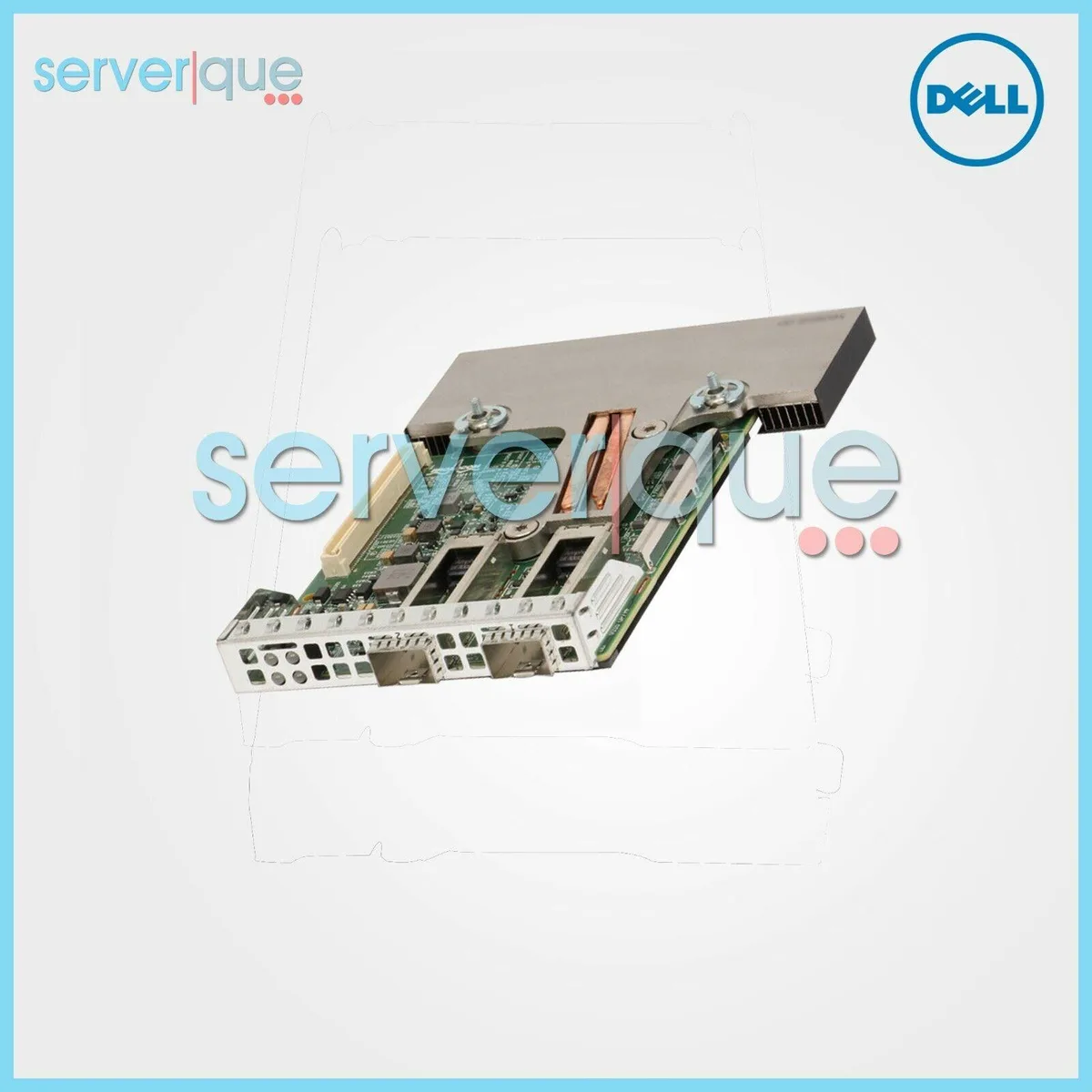 DELL DELL 9XY73 Broadcom 57414 25Gbps Dual-Port SFP28 Network Daughter Card — productfoto