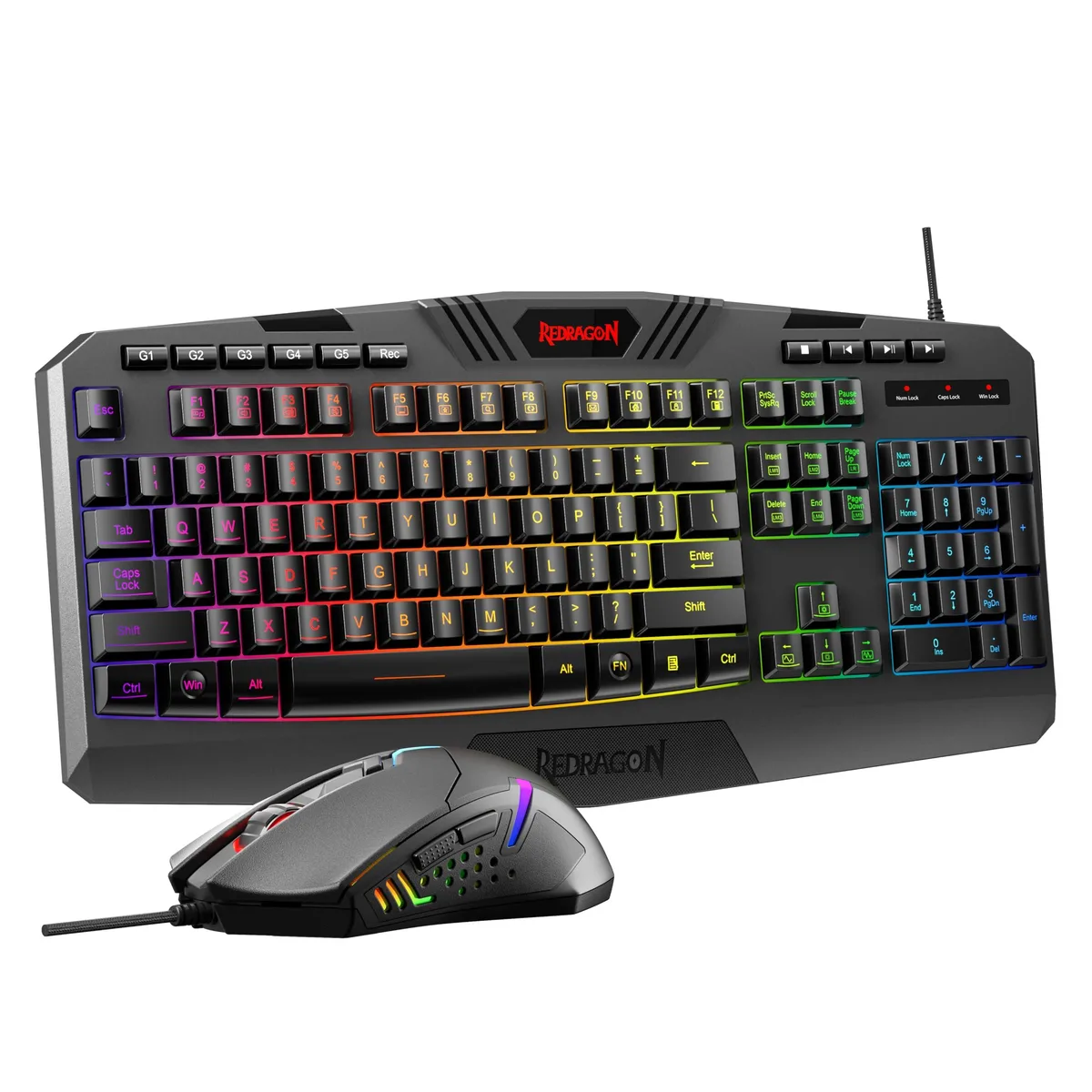 Redragon S101-3 Wired Gaming Keyboard and Mouse Combo — 商品写真